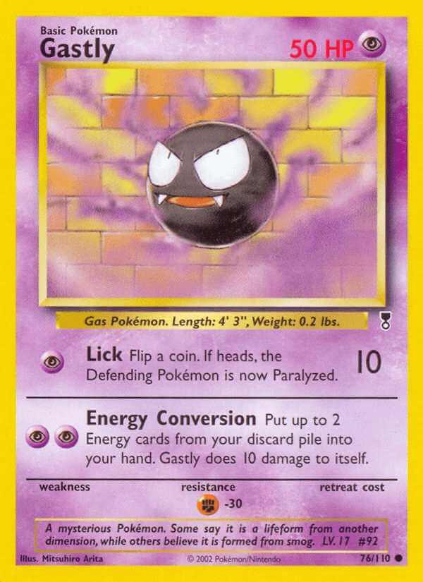 Gastly Card