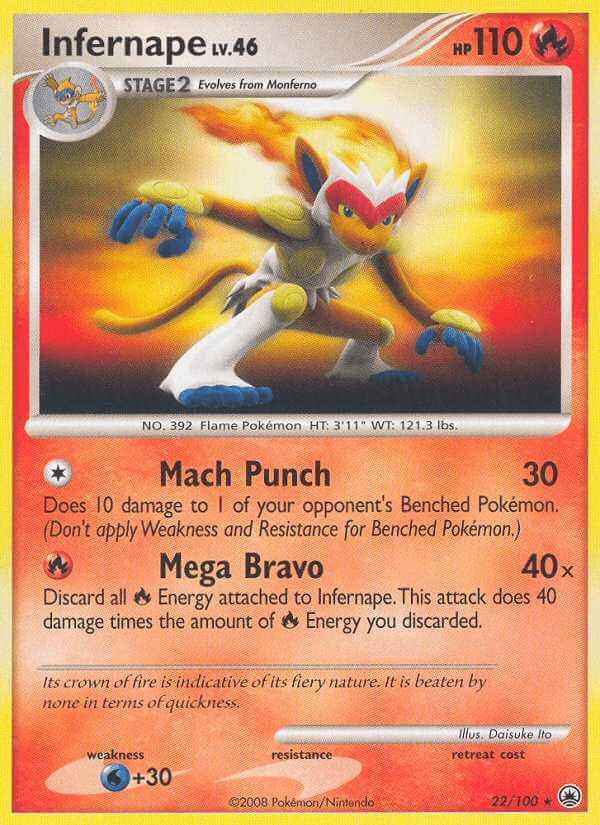 Infernape Card