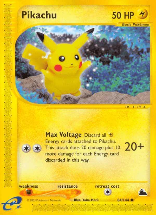 Pikachu Card