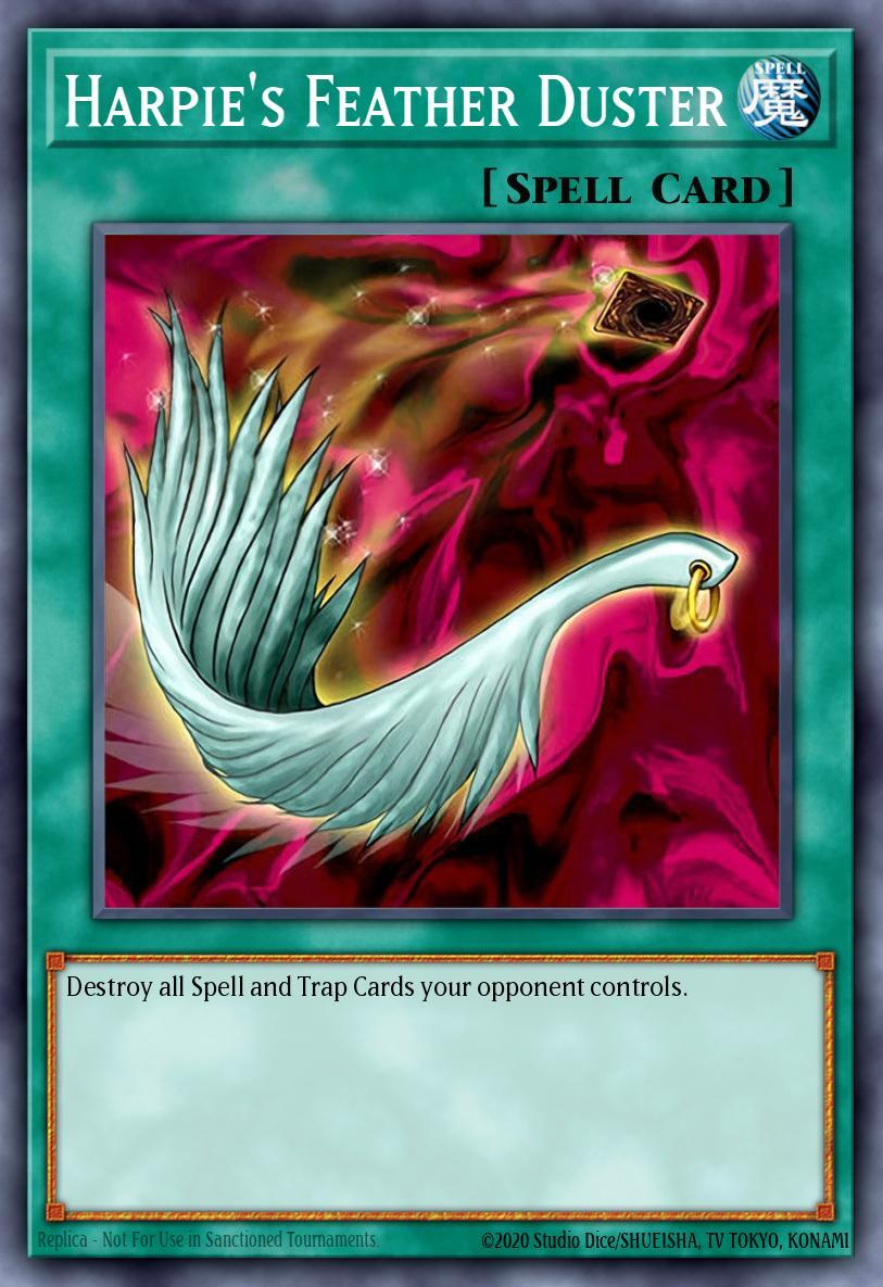 Harpie's Feather Duster Card