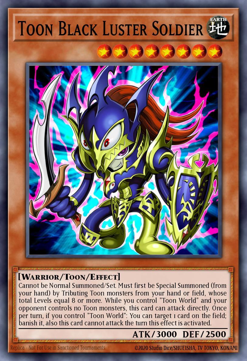 Toon Black Luster Soldier Card