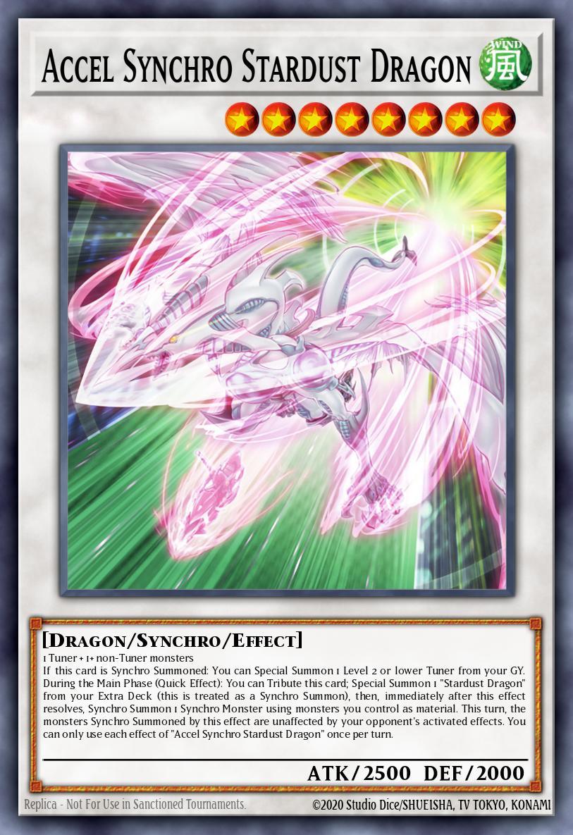 Accel Synchro Stardust Dragon Card