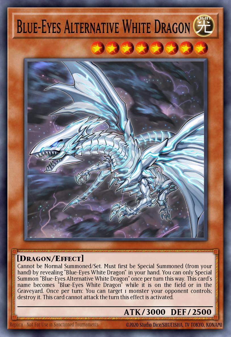 Blue-Eyes Alternative White Dragon Card