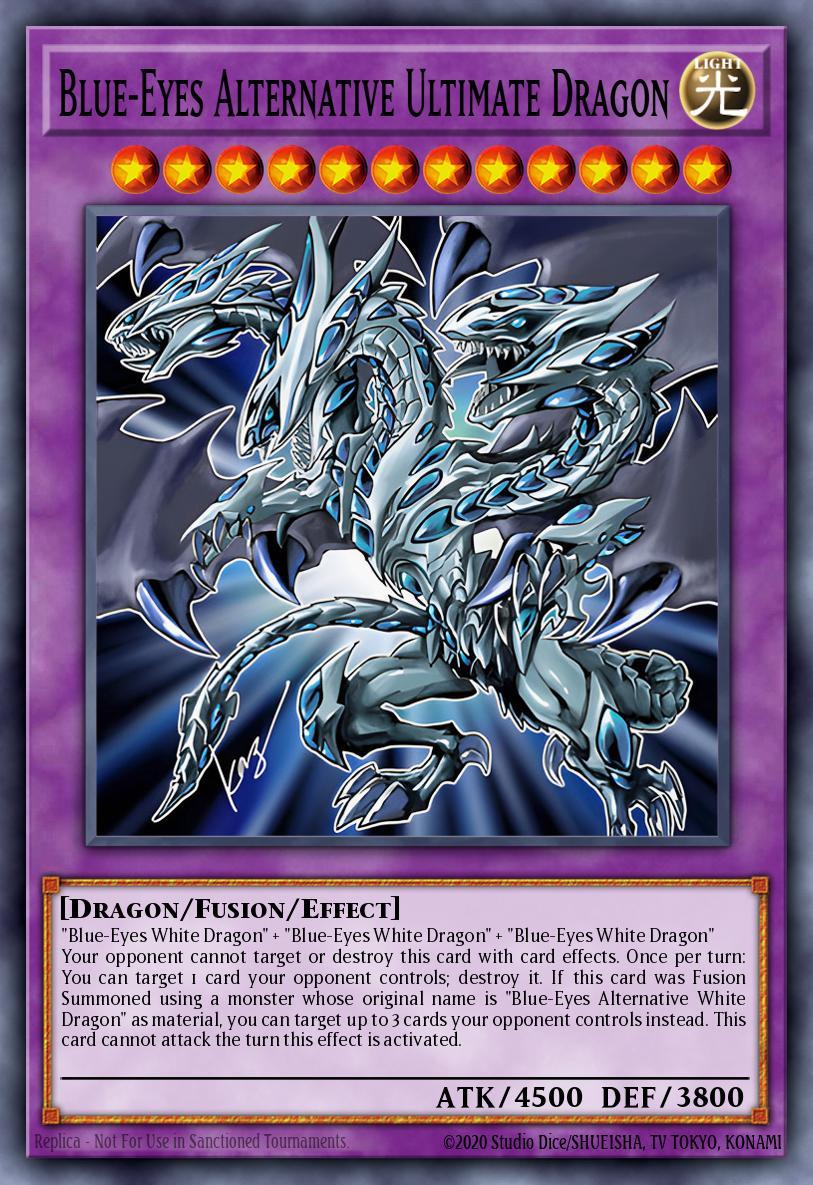 Blue-Eyes Alternative Ultimate Dragon Card