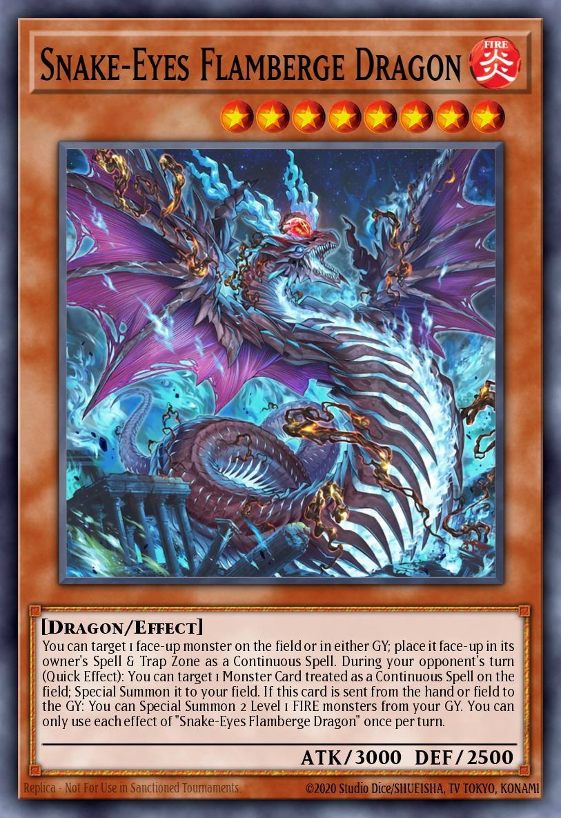 Snake-Eyes Flamberge Dragon Card