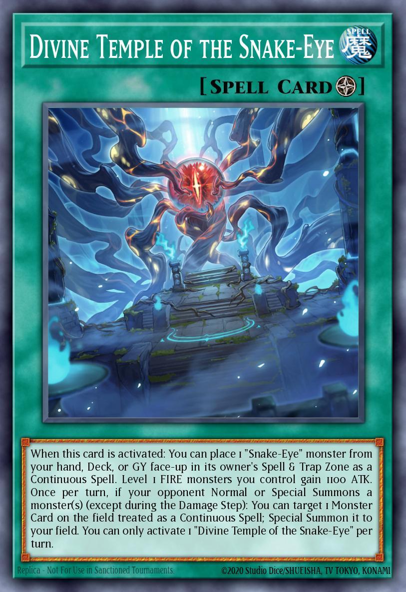 Divine Temple of the Snake-Eye Card