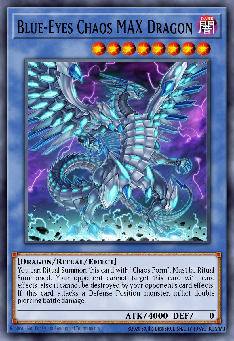 Blue-Eyes Chaos MAX Dragon Card