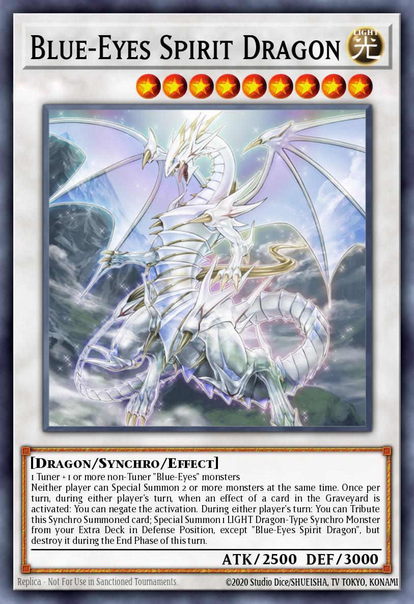 Blue-Eyes Spirit Dragon Card