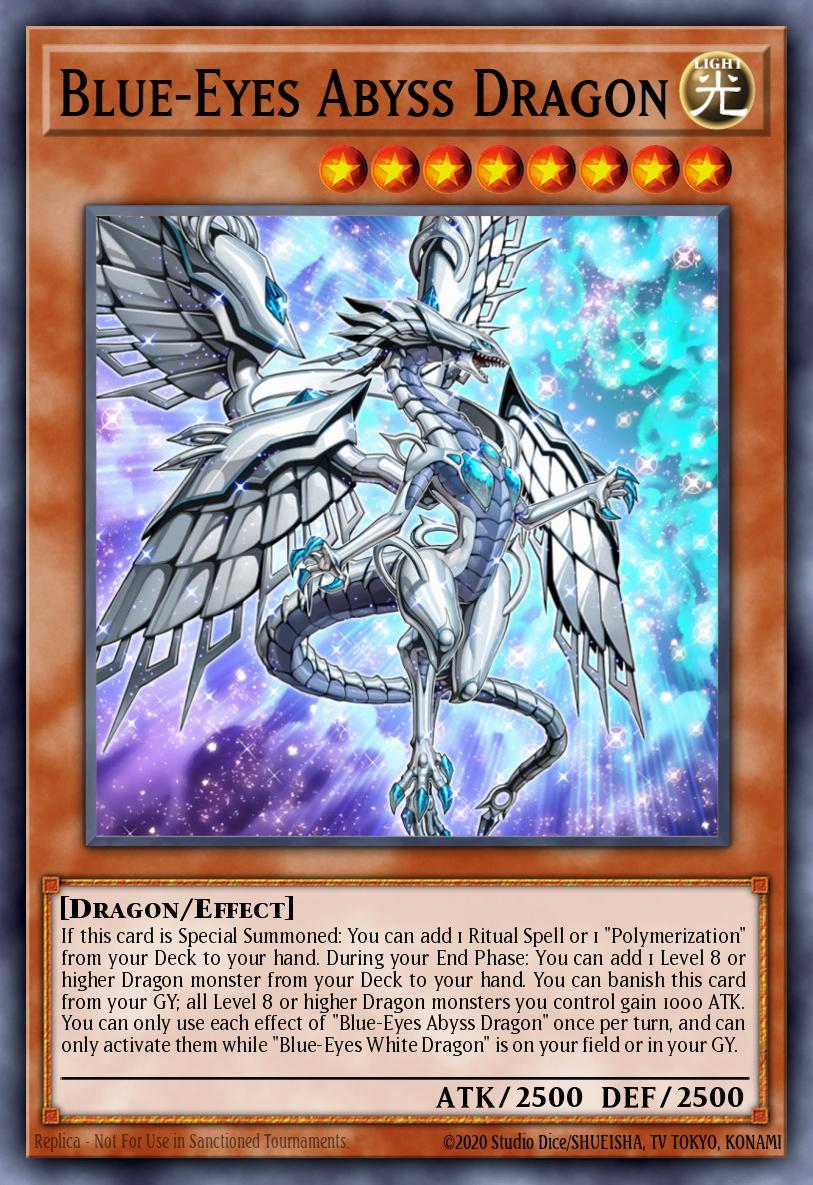 Blue-Eyes Abyss Dragon Card