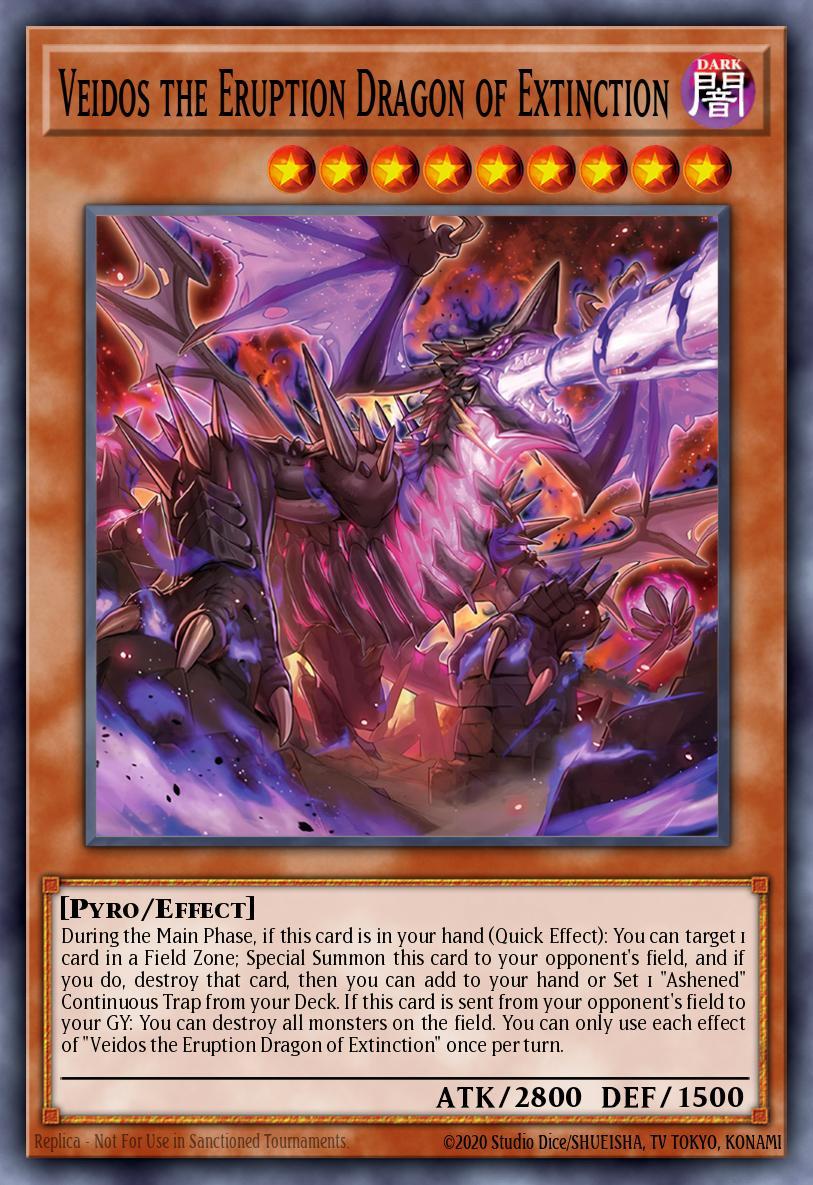 Veidos the Eruption Dragon of Extinction Card